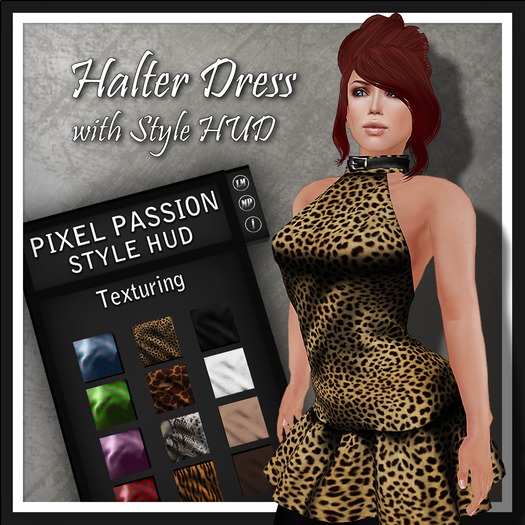 Halter Dress - Pixel Passion