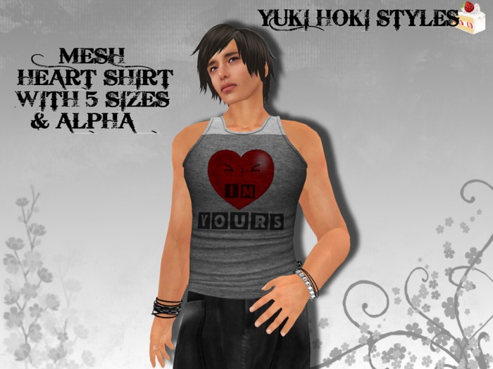 YHS IM YOURS Valentine Shirt Male