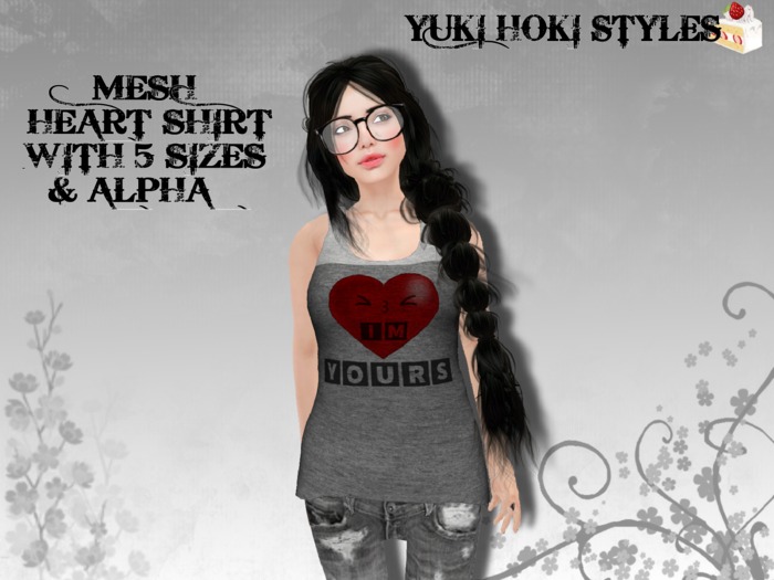 YHS IM YOURS Valentine Shirt Female