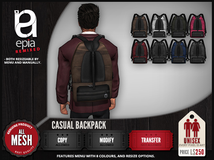 (epia) - Casual Backpack DEMO