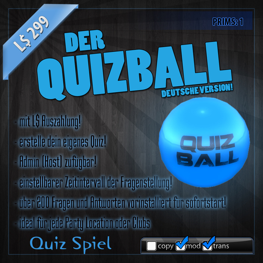 Quiz Ball - deutsches Quiz Trivia Ratespiel