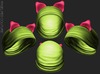 Indie animal beanie mesh 360 example