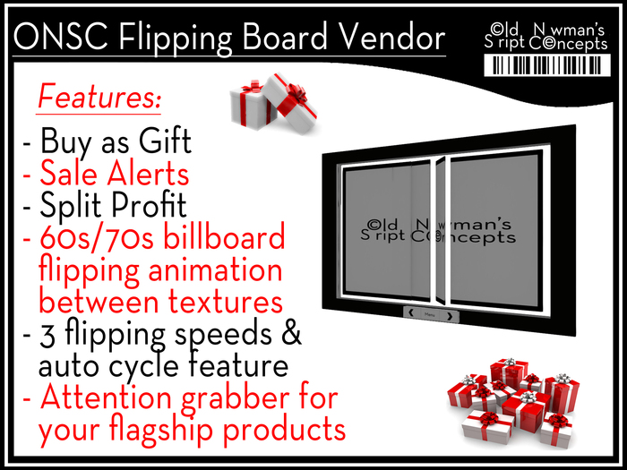 ONSC Flipping Board Vendor