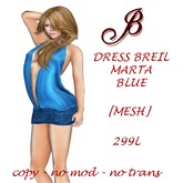 VESTIDO BREIL MARTA BLUE