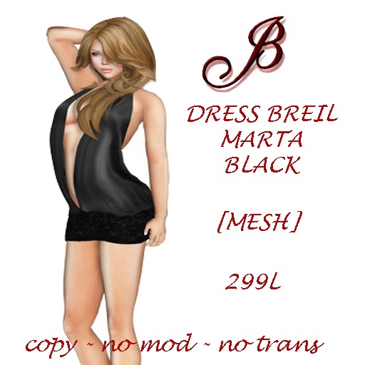 VESTIDO BREIL MARTA BLACK