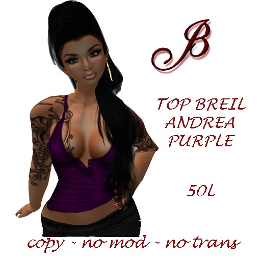 TOP BREIL ANDREA PURPLE