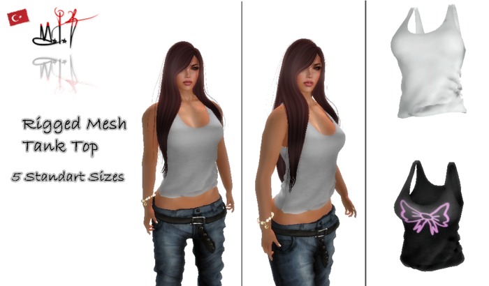 M.I.T~ Mesh Tank Top Grey