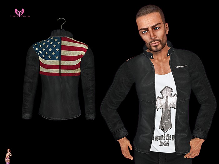Male Leather Jacket USA