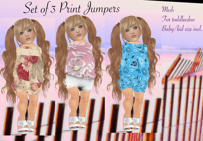 *Royal Ragamuffins* Set of 3 Jumpers (Print)