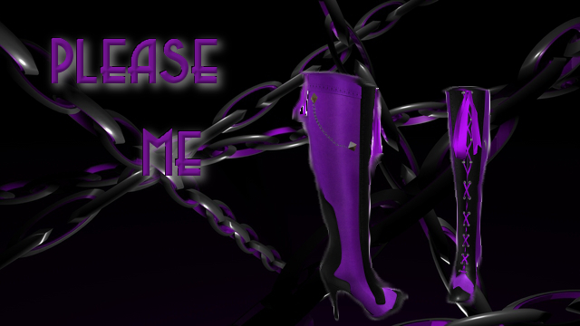 ~MS~Please Me Boots Purple