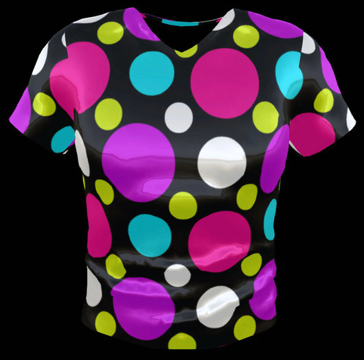 Polka Dots T-Shirt (Mesh)