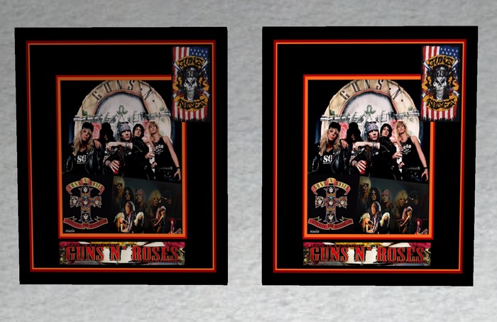 V- CUADRO MUSICA TUS PISTOLAS Y MIS ROSAS :))