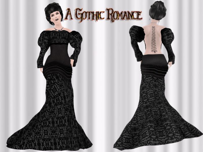 A Gothic Romance - Victorian Crochet Gown
