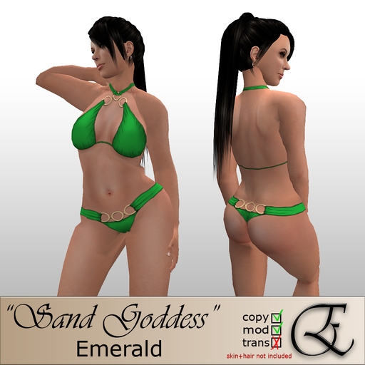 Sand Goddess Emerald by Captive Elegance