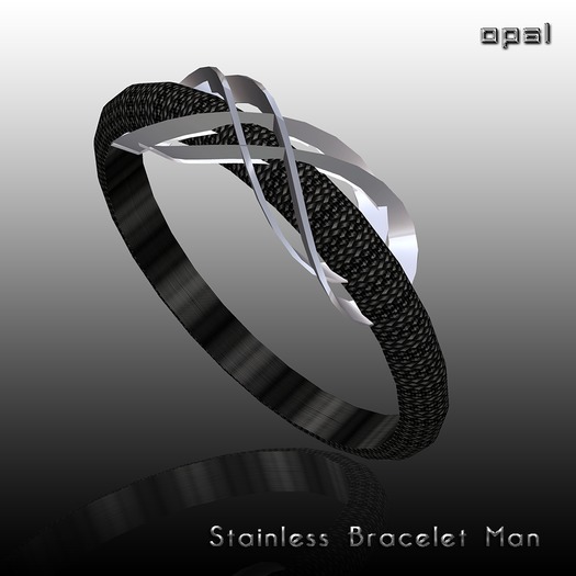 {Opal}Stainless Bracelet Man