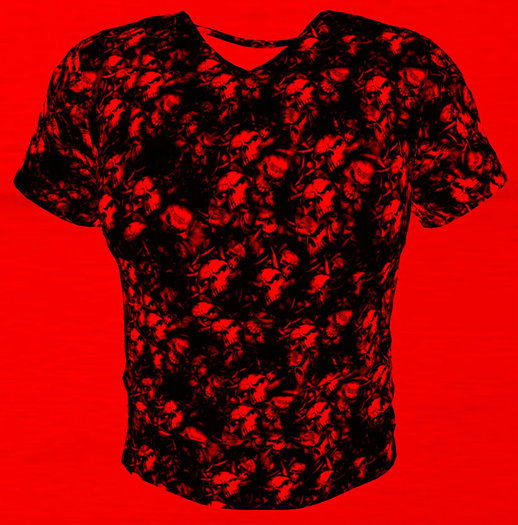 Red Skulls T Shirt