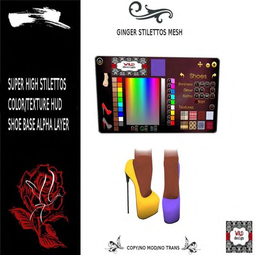 GINGER STILETTOS MESH