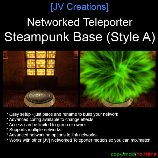 Networked Futuristic Particle Teleporter - Easy Setup