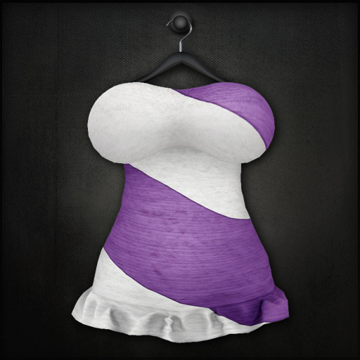 [Bewps] Ruffle My Mini Dress - Grape