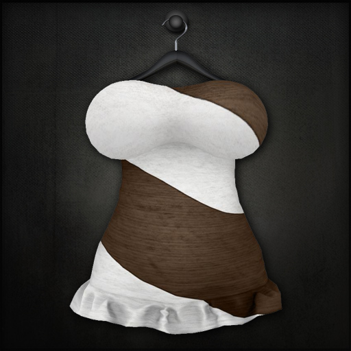 [Bewps] Ruffle My Mini Dress - Chocolate