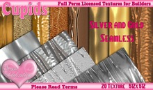 *Cupids Textures * 20 SILVER AND GOLD