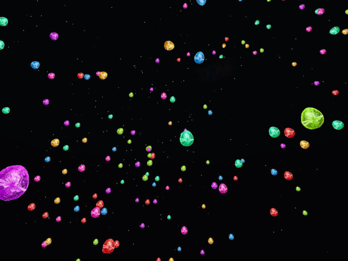Foil Easter Egg Poofer