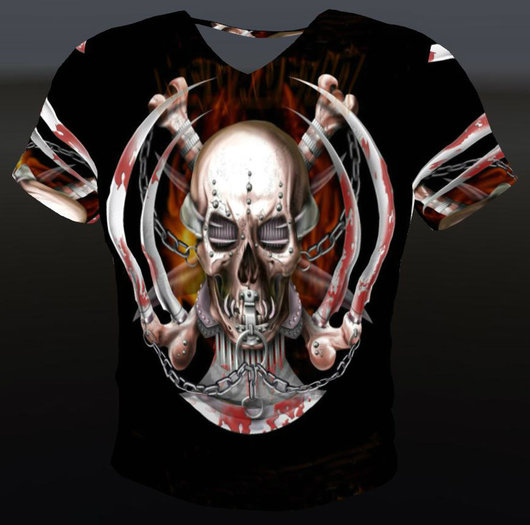 Chained Skull T-Shirt Boxed
