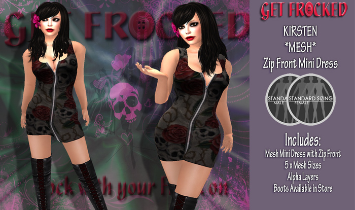 KRISTA *MESH* Evening Gown RED