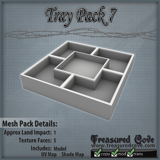 -TC- Tray Pack 7 Mesh 50% Discount!!
