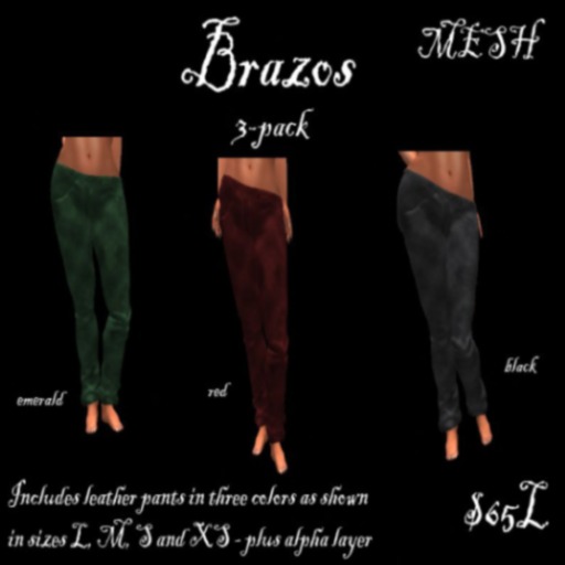 Brazos Pants MESH 3 pack