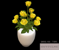 twelve yellow roses