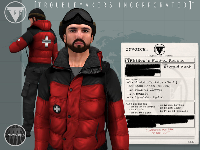 [TRB] Men's Winter Rescue Outfit