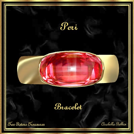 TST - PERI RASPBERRY TOURMALINE BRACELET YG.
