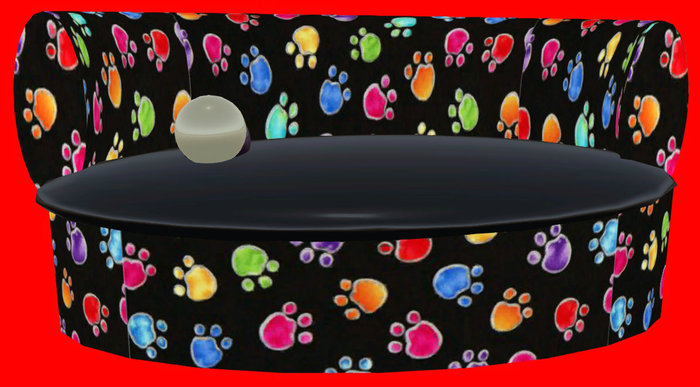 Paw Prints Cuddle Couch
