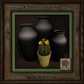 Modern Vases and Cactus A