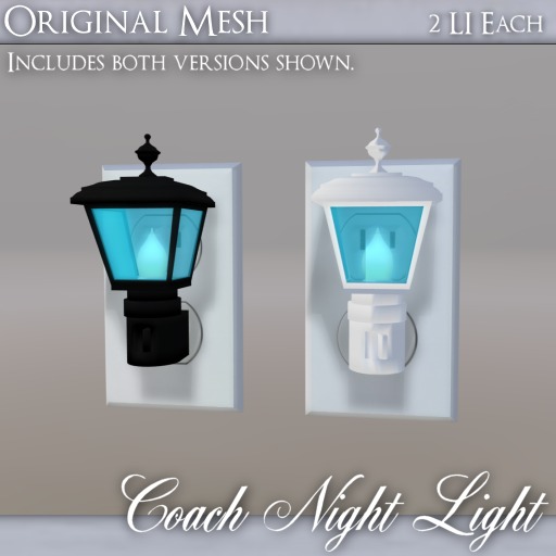 ::: Krystal ::: Coach Night Light - Blue