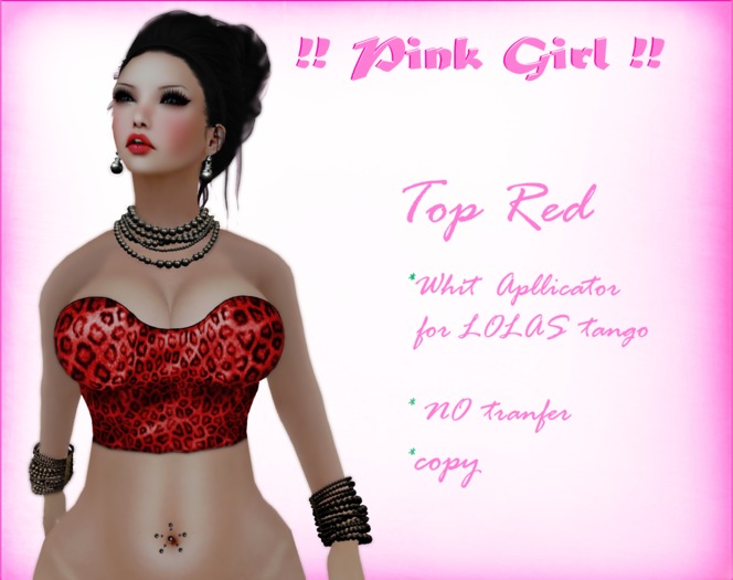 Pink Girl Top Red lolas