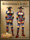 *Goddess* Renaissance Jester Bright for Men