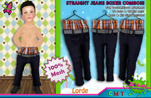 [SKTD] Toddleedoo Lorde Straight Jeans Boxer Combo Mesh