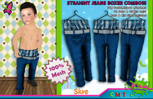 [SKTD] Toddleedoo Skye Straight Jeans Boxer Combo Mesh