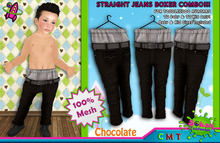 [SKTD] Toddleedoo Chocolate Straight Jeans Boxer Combo Mesh
