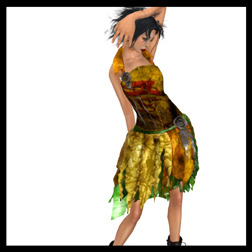 CHAV Brown Ragged Fairy Dress