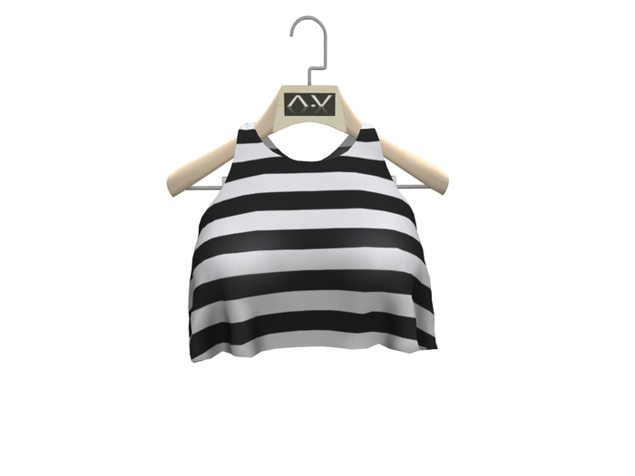 .:Vitrimi: Crop Top: Striped
