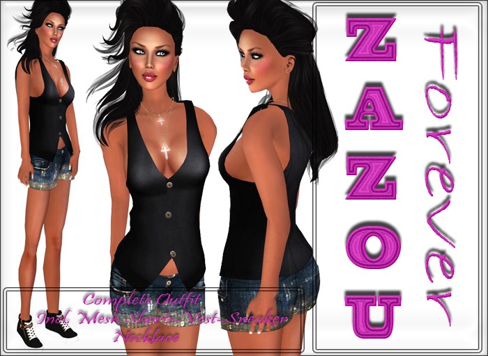 ZaZou Mesh StreetStyle Complete Outfit 1 