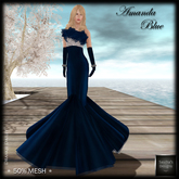 SAS - Amanda Blue Gown (Mesh)