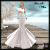 SAS - Amanda White Gown (Mesh)