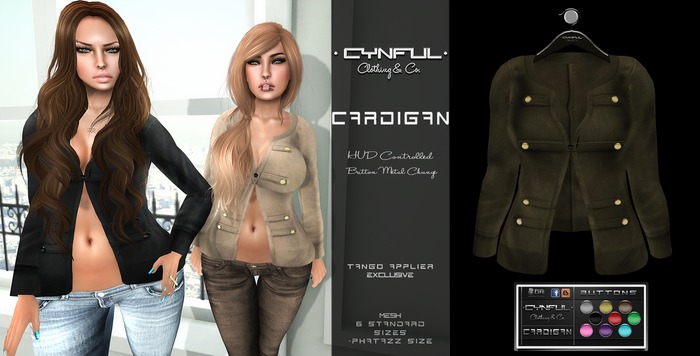 [Cynful] Cardigan - Olive