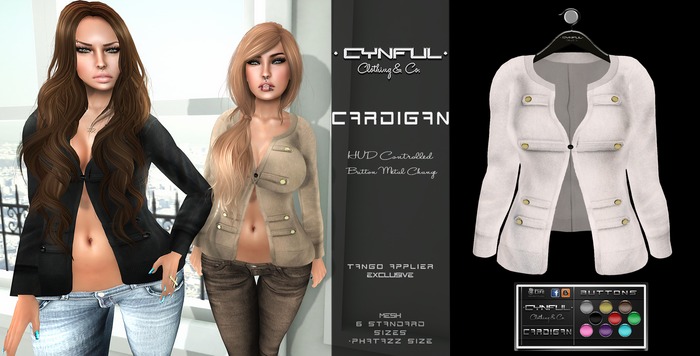 [Cynful] Cardigan - White