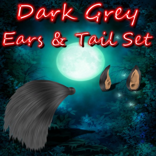 Dark Grey Clean Ears & Tail Set