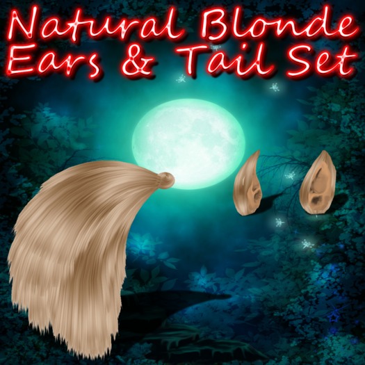 Natural Blonde Clean Ears & Tails Set